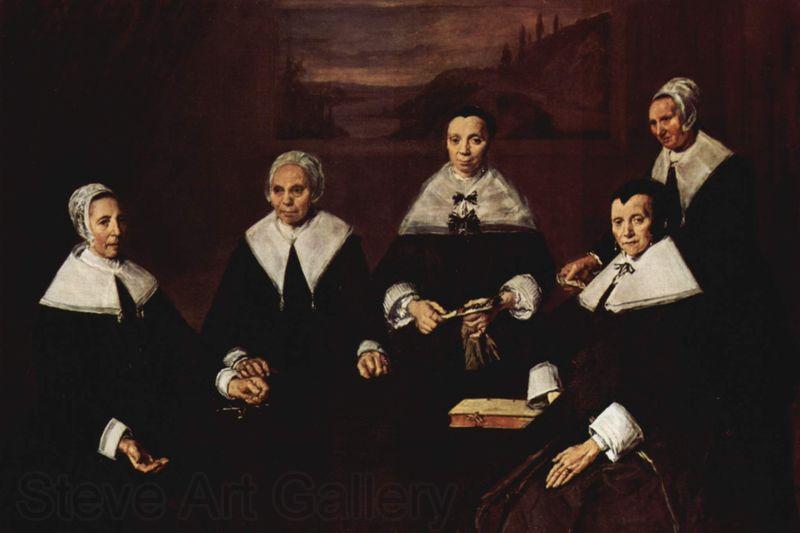 Frans Hals Gruppenportrat der Regentinnen des Altfrauenhospitzes in Haarlem